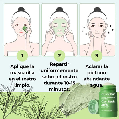 Mascarilla té verde